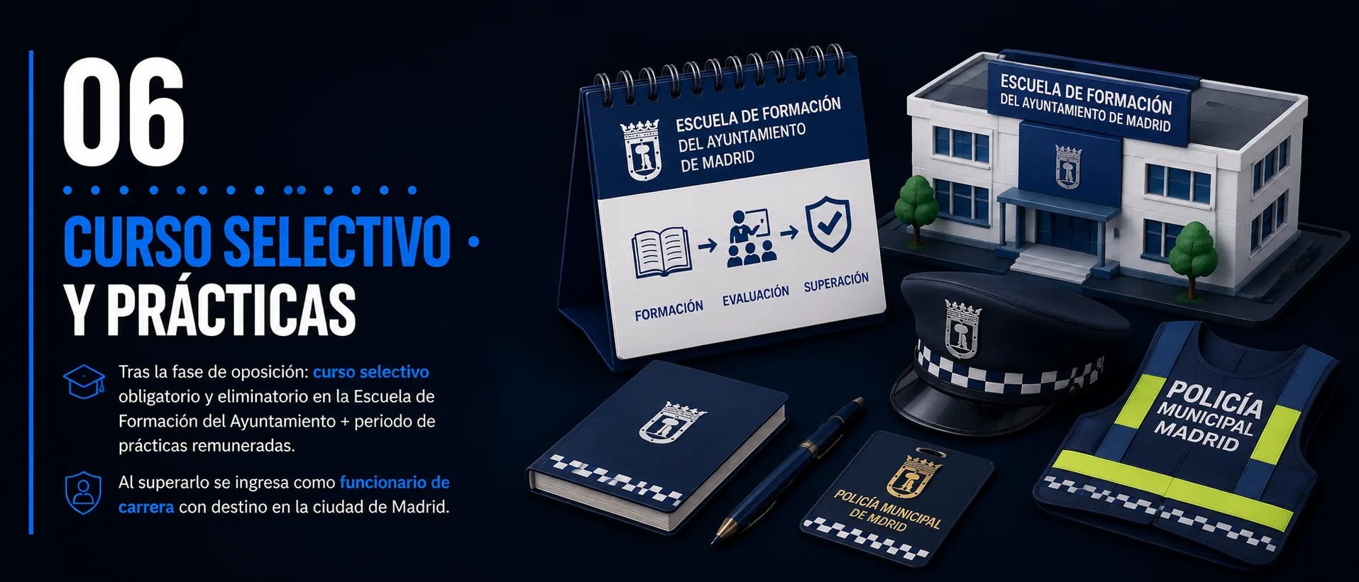 Curso selectivo y prácticas