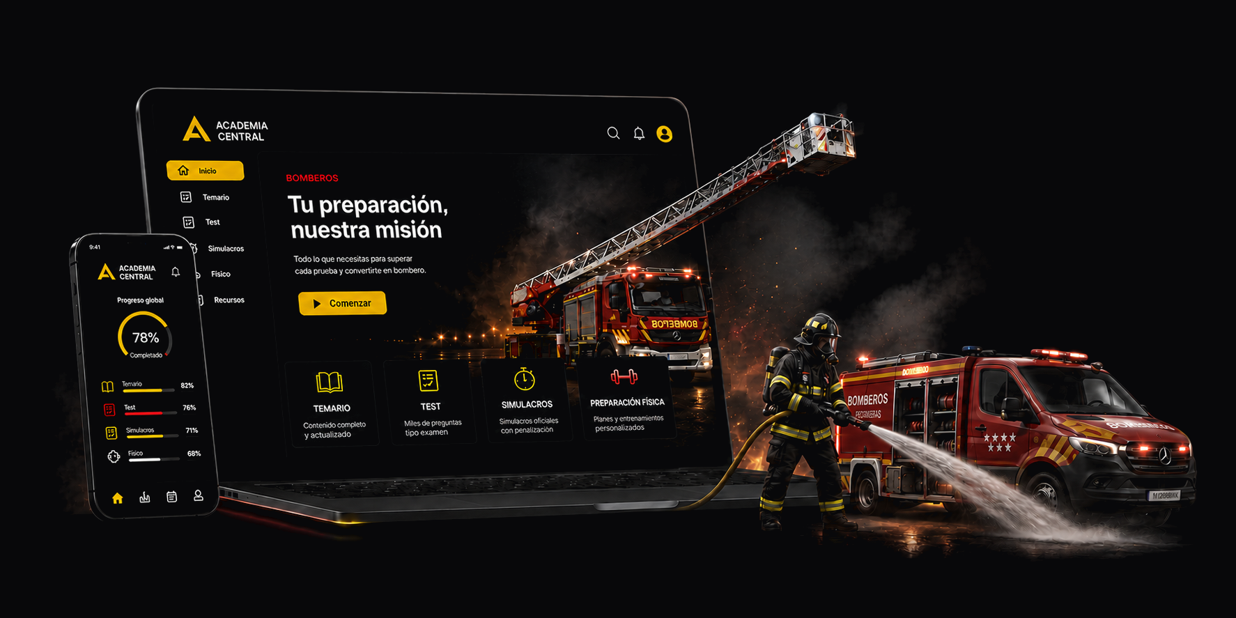 Preparación oposiciones Bomberos